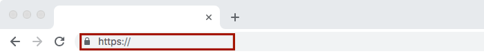 ChromeのHTTPSサイトのアドレスバー